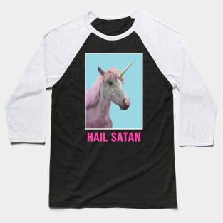 Satanic Unicorn Baseball T-Shirt